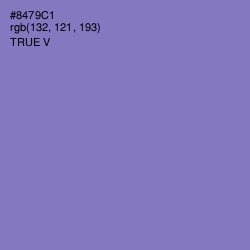 #8479C1 - True V Color Image